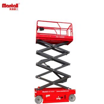 Élévateur à ciseaux électrique intérieur extérieur